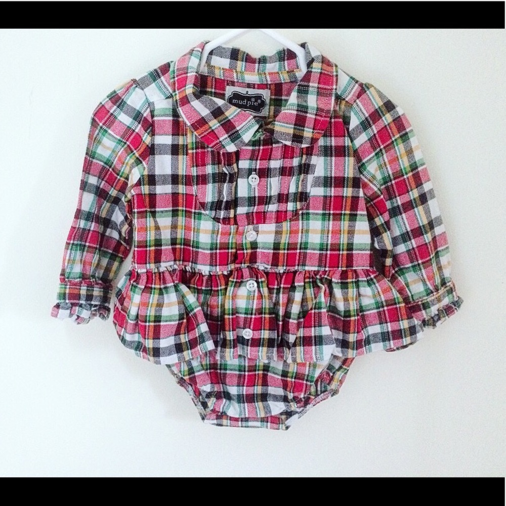 🌟HP🌟Mud Pie-Tartan Plaid Dress-Plaid Size 6-9M